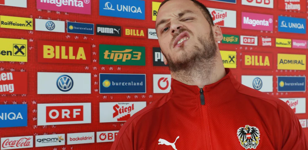 Marko Arnautovic ist erstmals als China-Legionär bei einem ÖFB-Camp.
