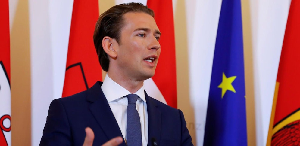 Bundeskanzler Sebastian Kurz (ÖVP).