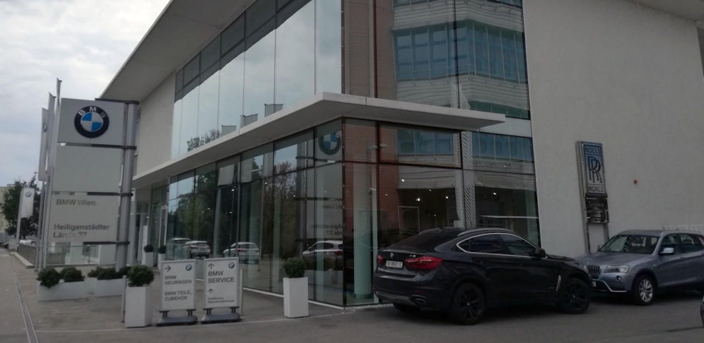 Die Zentrale von BMW Wien in Heiligenstadt