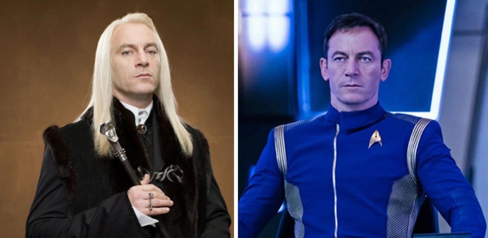 Jason Isaacs als Lucius Malfoy (li.) und Captain Gabriel Lorca. 