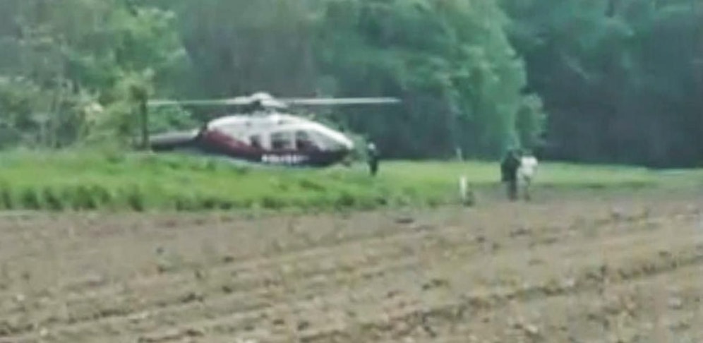 Hubschrauber in Maria Anzbach