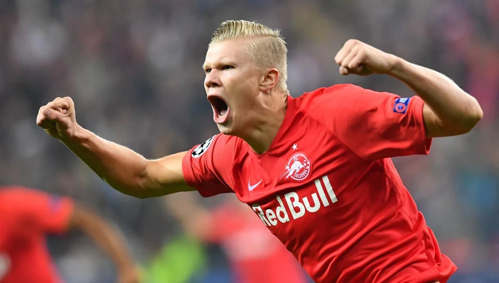 Erling Haaland erzielte das erste Salzburger Champions-League-Tor