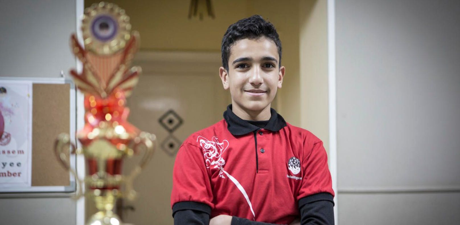 Er ist das &quot;klügste Kind der Welt&quot;: Der 13-jährige Ägypter Abdel Rahman Hussein.