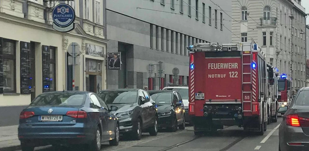Ein Brand ist am Donnerstag in der Polizeiinspektion Wattgasse ausgebrochen.