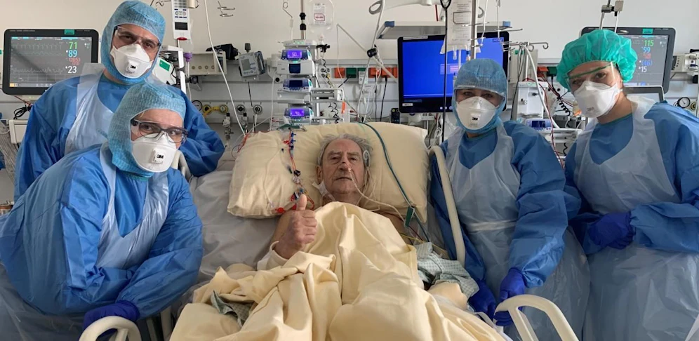 76-Jähriger rang mit dem Tod.
