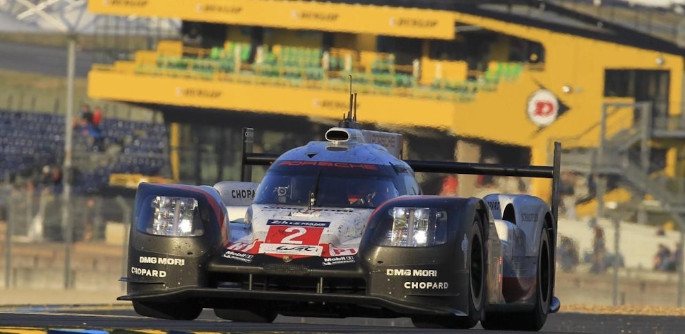 Hattrick! Der Porsche-Siegerbolide in Le Mans.
