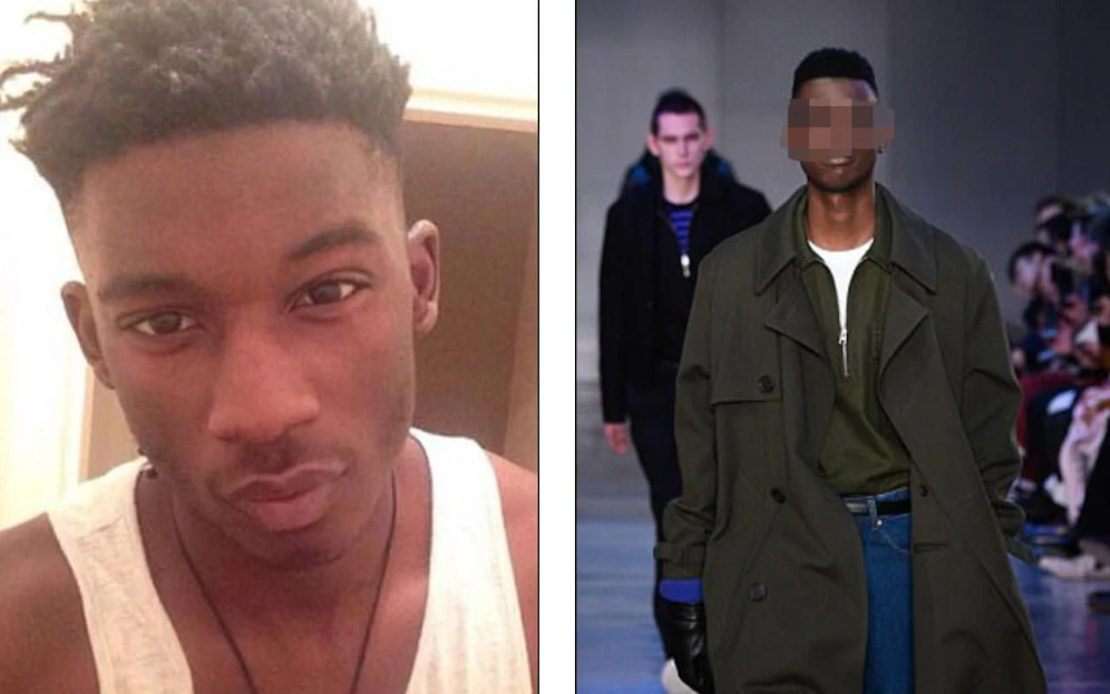Mordmotiv Neid? Model Harry Uzoka (25, li.) soll von Kollege George K. (24, re.) erstochen worden sein. 