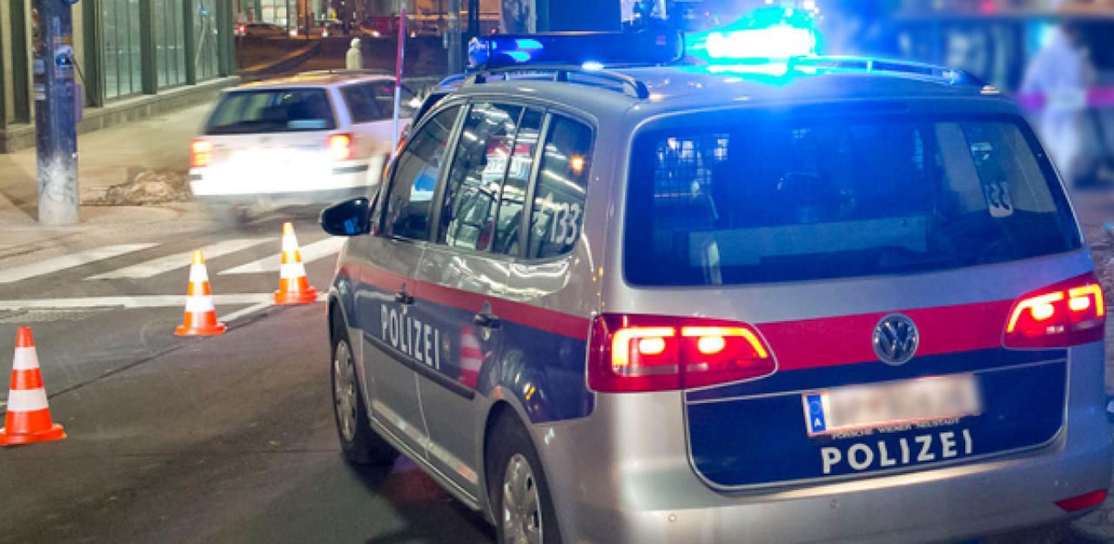 Polizeieinsatz in Wien. Symbolbild