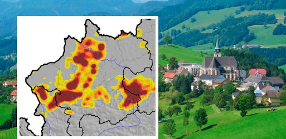 In Maria Neustift gab es am Donnerstagabend 488 Blitze!