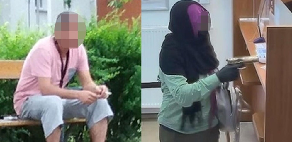 Polizei hat den mutmaßlichen Bankräuber geschnappt.