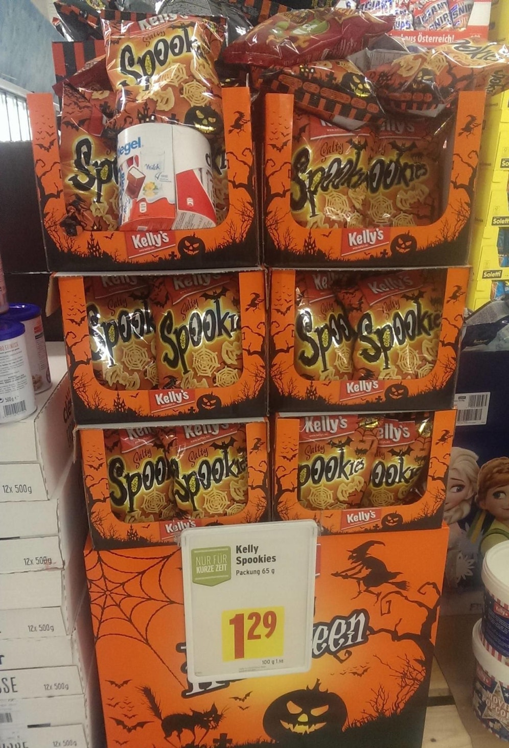 Schauerlich: "Beim Merkur ist schon Halloween", schüttelt es unseren Leserreporter!