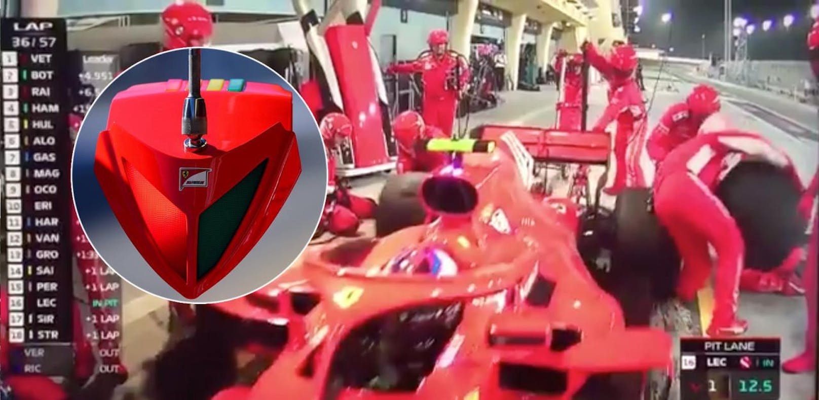 Diese Ampel ist schuld am Boxen-Drama von Ferrari