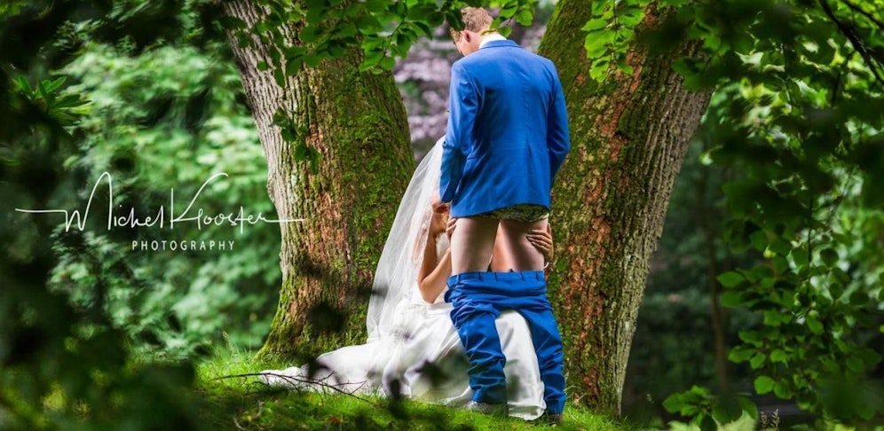 Dieses Hochzeitsfoto begeistert gerade das Netz