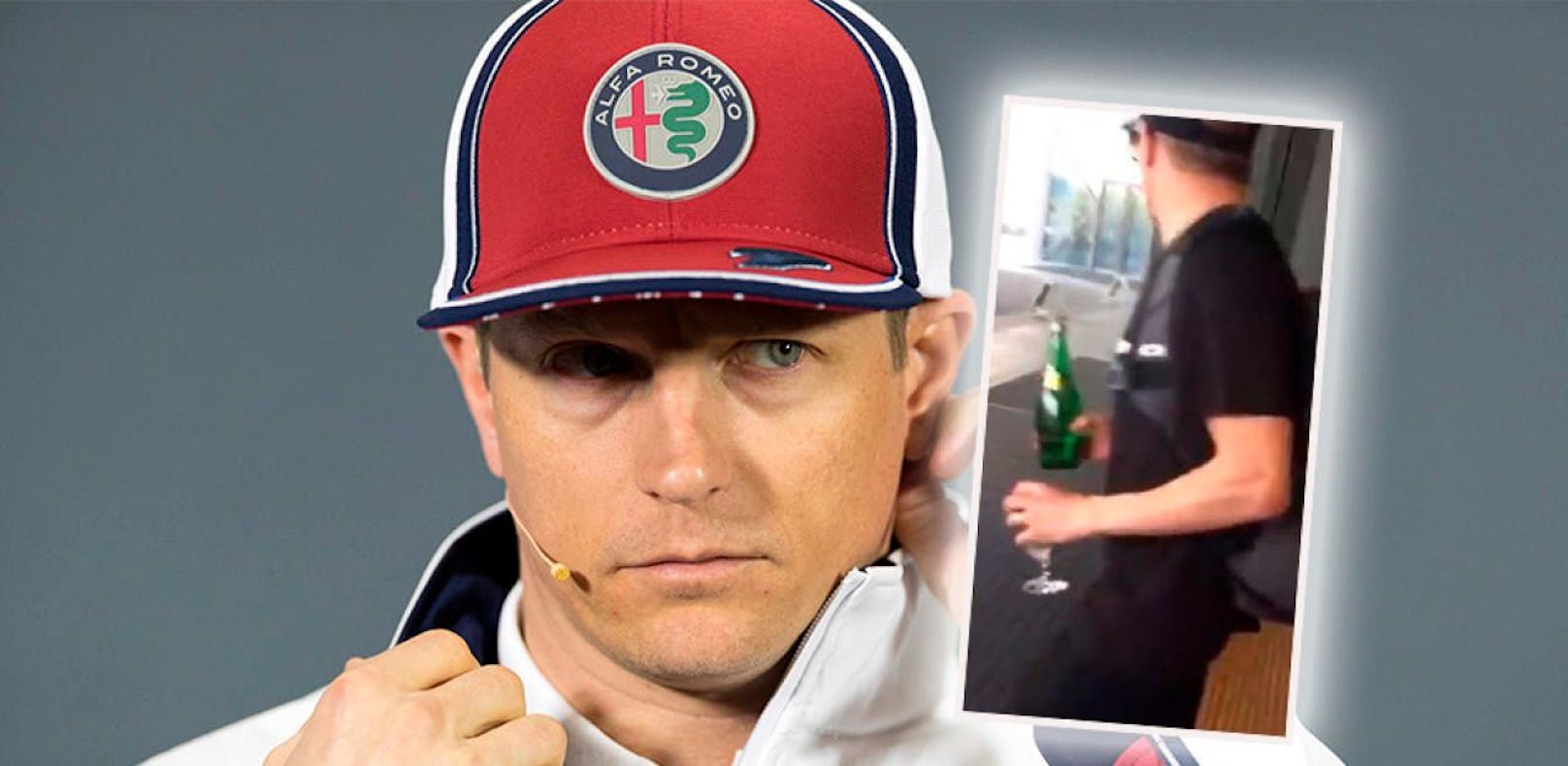 F1-Star Räikkönen torkelt angetrunken aus Hotel