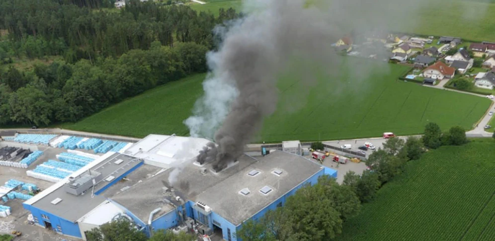 Brand in Recyclingfirma in Haimburg bei Völkermarkt