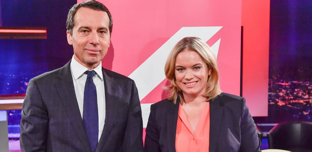 Corinna Milborn trifft Christian Kern