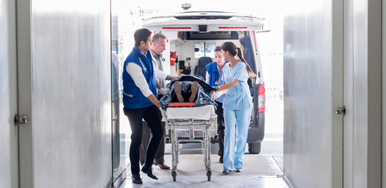 Die verletzte Frau wurde in das Klinikum Klagenfurt gebracht.