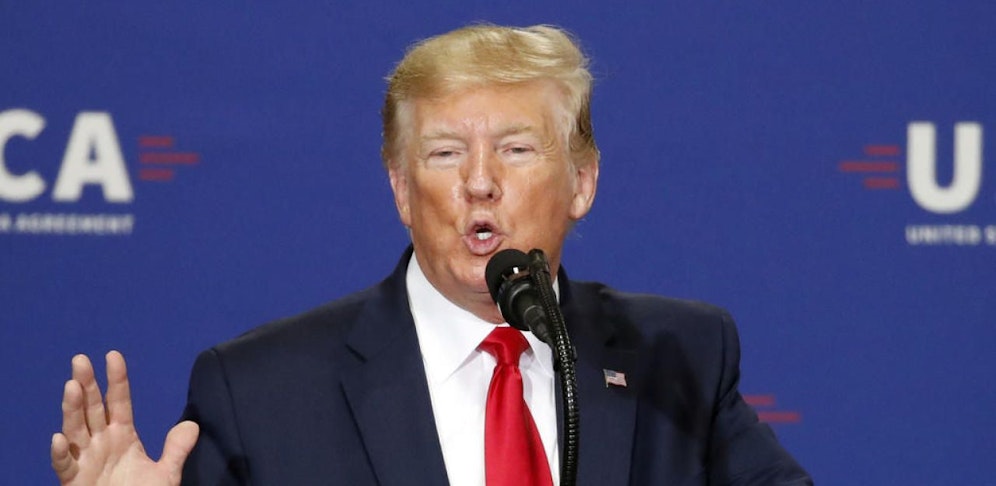 US-Präsident Donald Trump gibt sich als harter Verhandler.