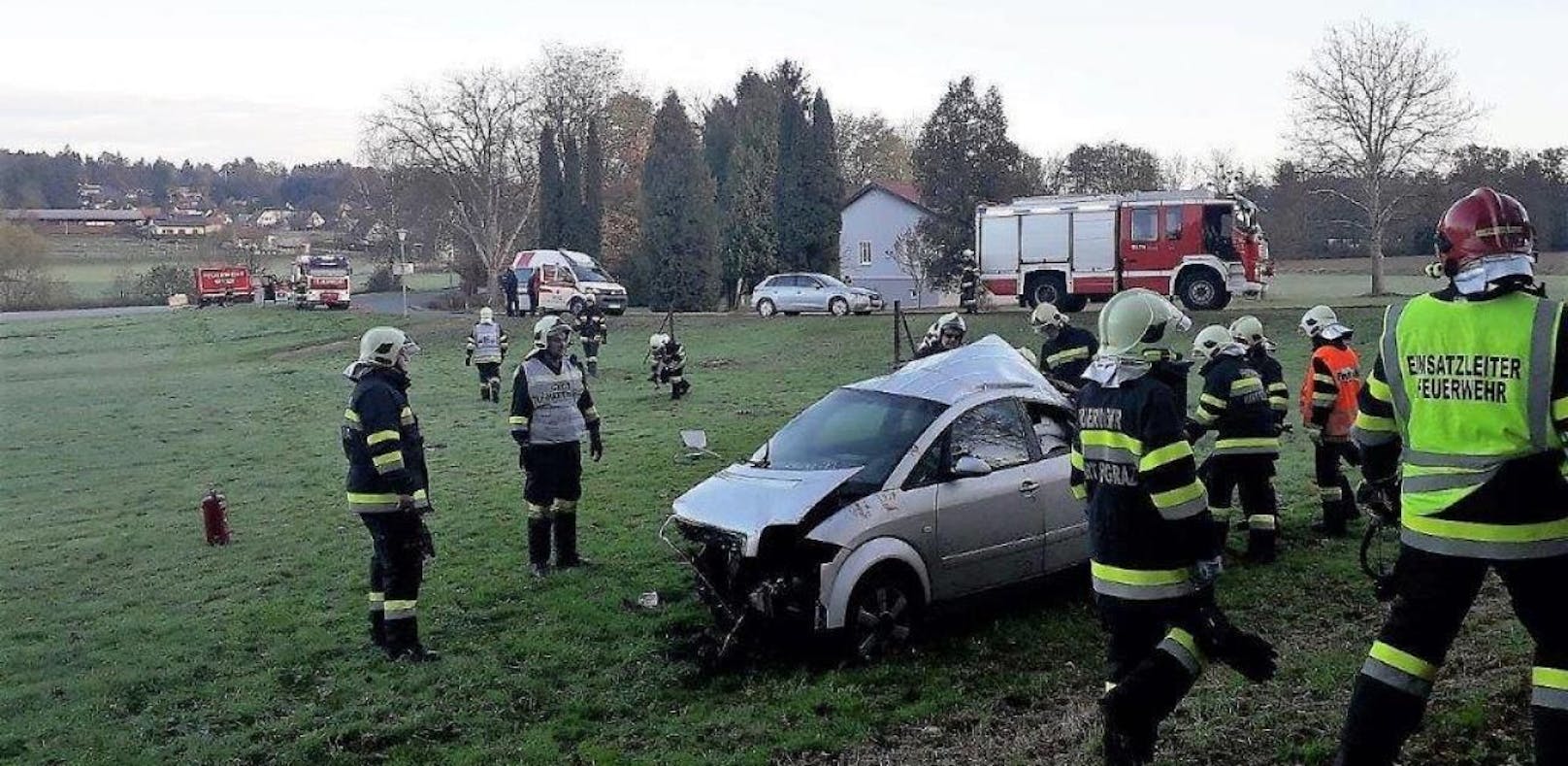 Auto überschlug sich: Lenker verletzt