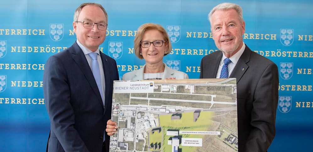 Pernkopf, Mikl-Leitner und Schneeberger.