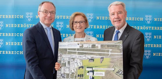 Pernkopf, Mikl-Leitner und Schneeberger.