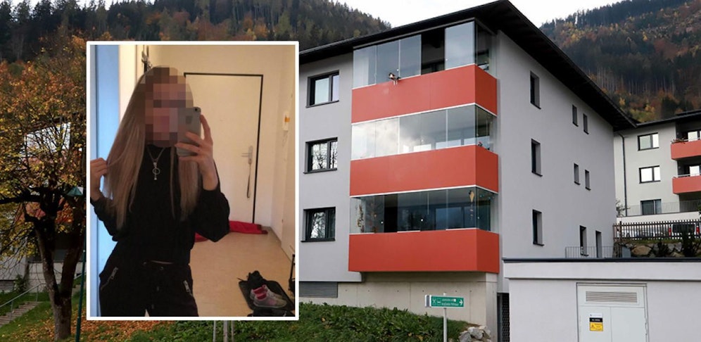 In diesem Haus in Zell am See, Salzburg, geschah heute, Sonntag, ein Mord. Foto: Franz Neumayr     21.102018