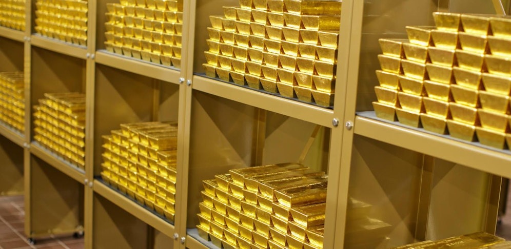 In der Österreichischen Nationalbank lagern etwa 90 Tonnen Gold in rund 7.200 Goldbarren. 
