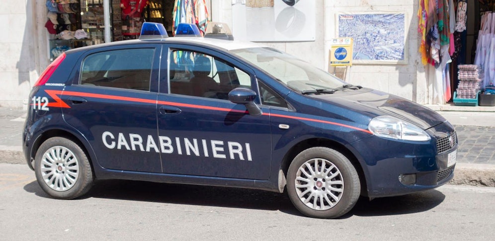Die italienische Polizei schlug zu. 