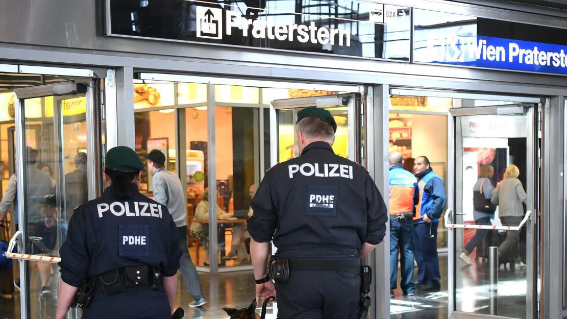 Polizisten am Wiener Praterstern. (Archivbild)