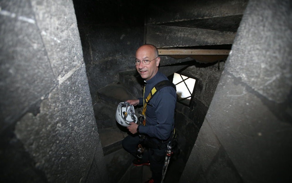 Im Sommer des Vorjahres stieg Faber zur Spitze "seines" Stephansdomes auf.