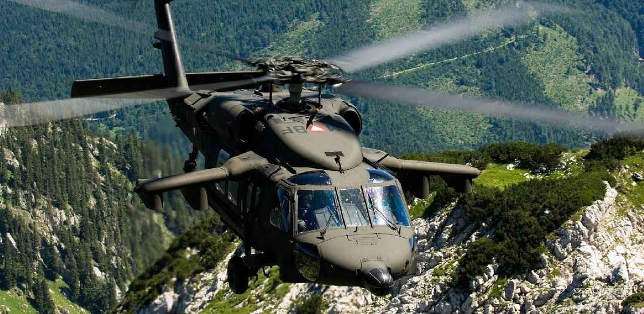 Ein Black Hawk im Einsatz