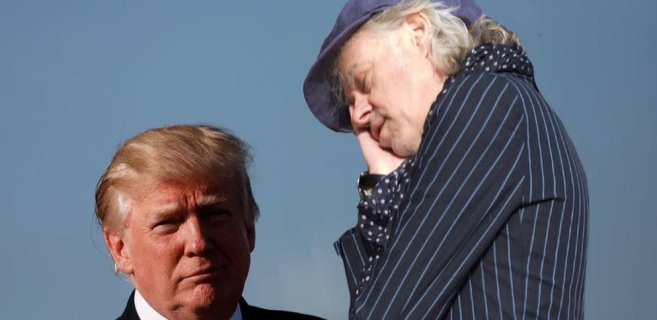 Heute.at - Trump-Buch bringt Geldof ins Schnarch-Koma