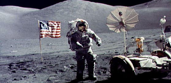 1972 war Eugene Cernan als bisher letzter Mensch auf dem Mond.