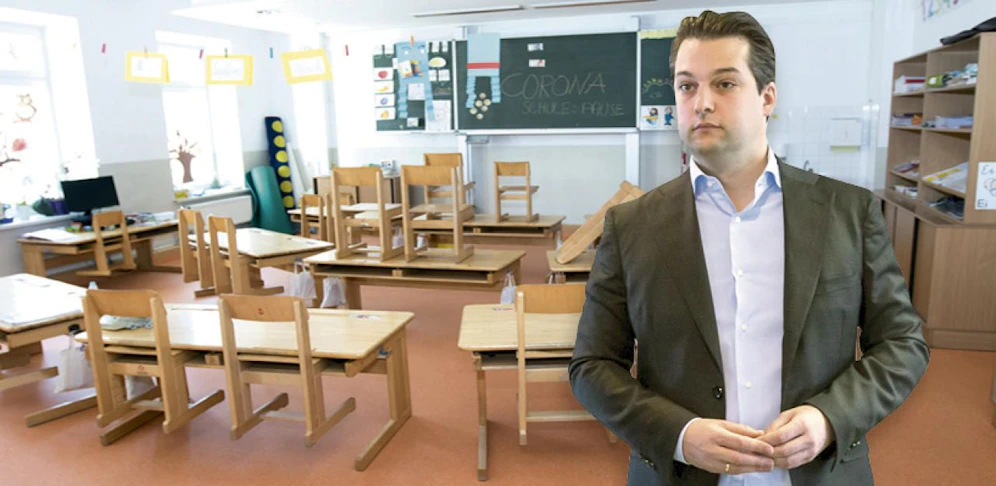 Wiens Vizebürgermeister Dominik Nepp fordert die Öffnung der Schulen.