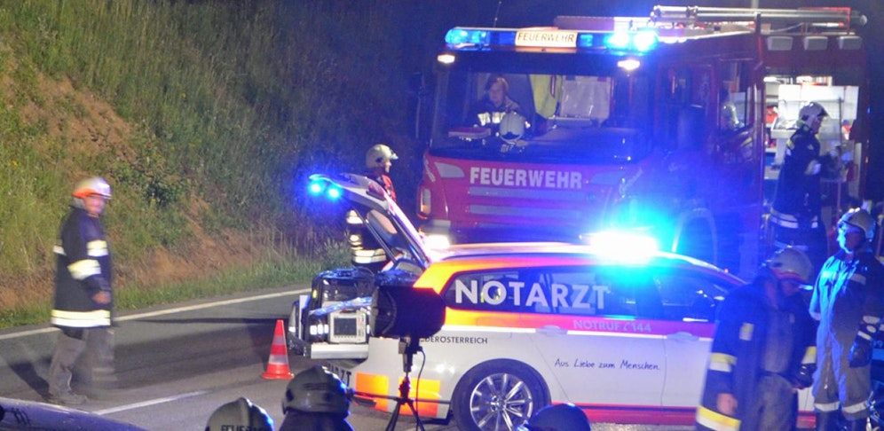 Die 25-jährige Pkw-Lenkerin wurde bei dem Unfall verletzt.