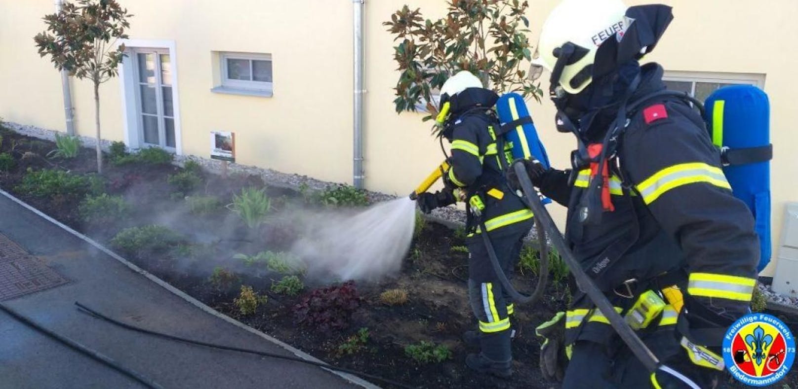 Bürgermeisterin entdeckte Brand in Biedermannsdorf