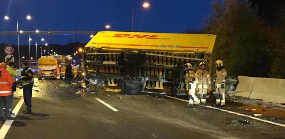 Der Unfall sorgte für ein Verkehrs-Fiasko.