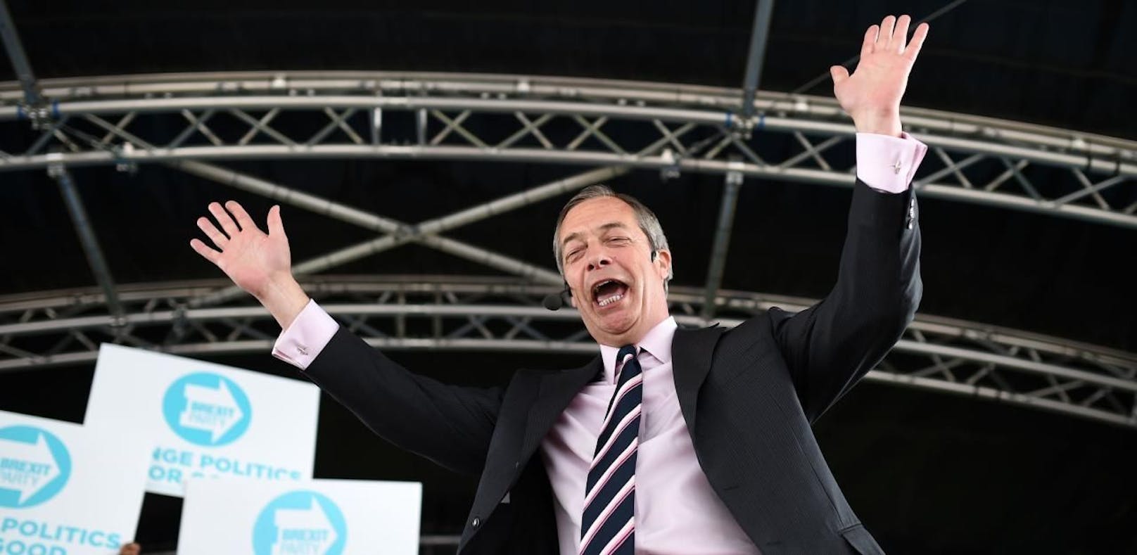 EU-Gegner Nigel Farage hat jetzt gut lachen.