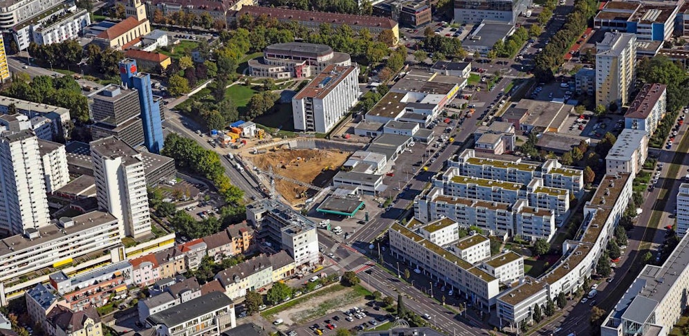 Hier wird der Bruckner Tower gebaut.