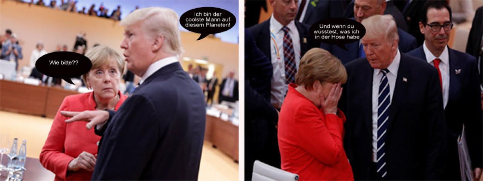 G20: Internet spottet über Trump-Treffen mit Merkel