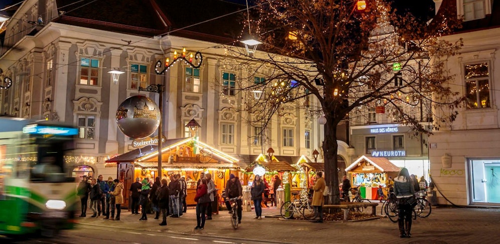 Der Südtiroler Platz in Graz musste vorübergehen gesperrt werden