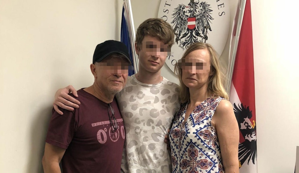 Die Eltern von Leo S. kamen am Donnerstag in Florida an.