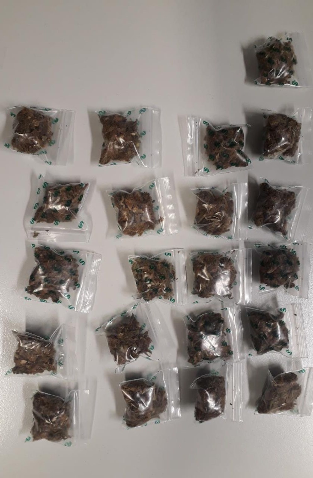 Die Wiener Polizei hat 21 Baggies sichergestellt.