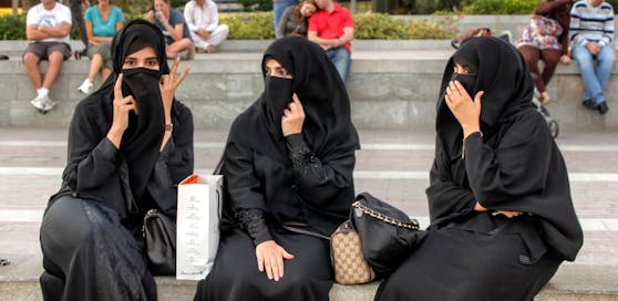 Arabische Touristinnen sind öfters in der Wiener Innenstadt zu sehen - zumeist verhüllt.