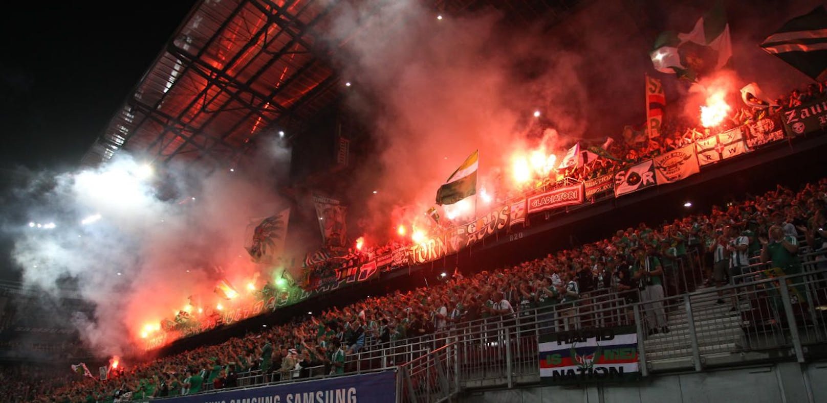 Rapid-Fans in Klagenfurt sorgen für die nächste Strafe
