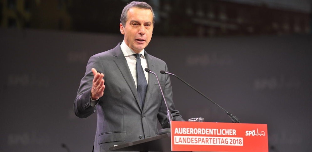SP-Chef Christian Kern präsentierte am Montag das neue Grundsatzpapier seiner Partei.