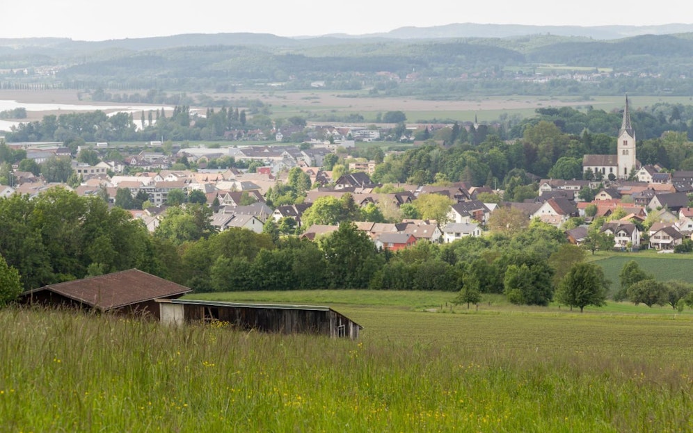 Blick auf Tägerwilen gegen Norden