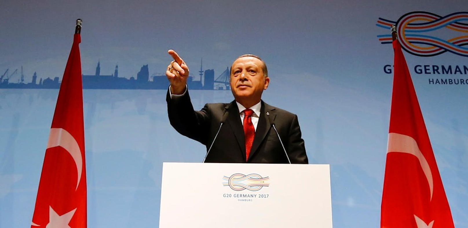 Recep Tayyip Erdogan war zuletzt beim G20-Gipfel in Hamburg in Deutschland.