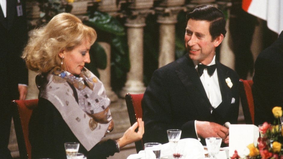 Grand Dame <strong>Dagmar Koller</strong> und (damals noch) Prinz Charles 1986 in Wien.