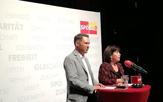Georg Brockmeyer, der neue Landesgeschäftsführer der SPÖ Oberösterreich, wurde von Parteichefin Birgit Gerstorfer vorgestellt.